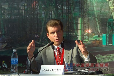 卡特彼勒Beeler 在CONEXPO 亚洲工程机械博览会上的发言稿